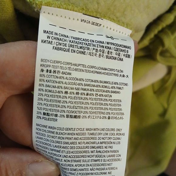 Vans Green and White Tie-Dye Joggers Unisex XL Sweatpants Thick Heavy NWT - Picture 15 of 16